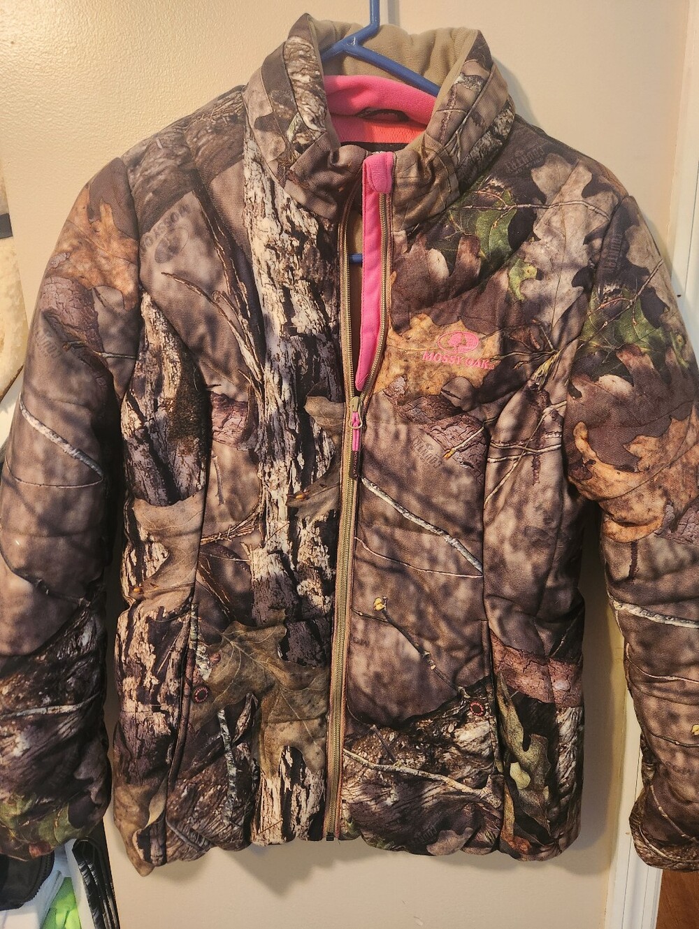 Mossy Oak Realtree Camo Jacket with Pink Trim